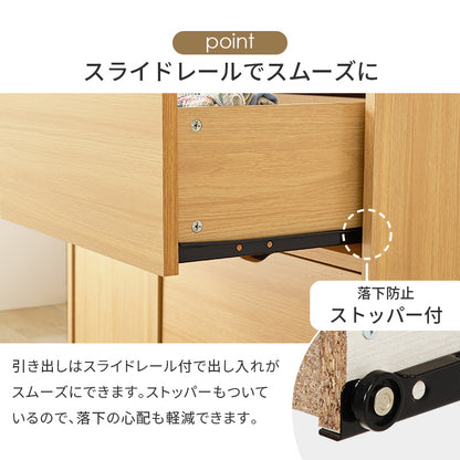 キャスター付きチェスト 収納家具 ランドリー 引き出し 移動 便利 扉収納タイプ 出し入れ おしゃれ 北欧
