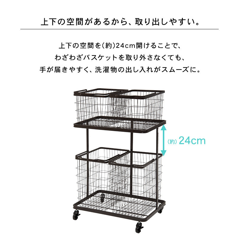 ランドリーラック 収納家具 チェスト 色柄物 ランドリーワゴン 洗濯 バスケット 便利 おしゃれ 北欧 シンプル