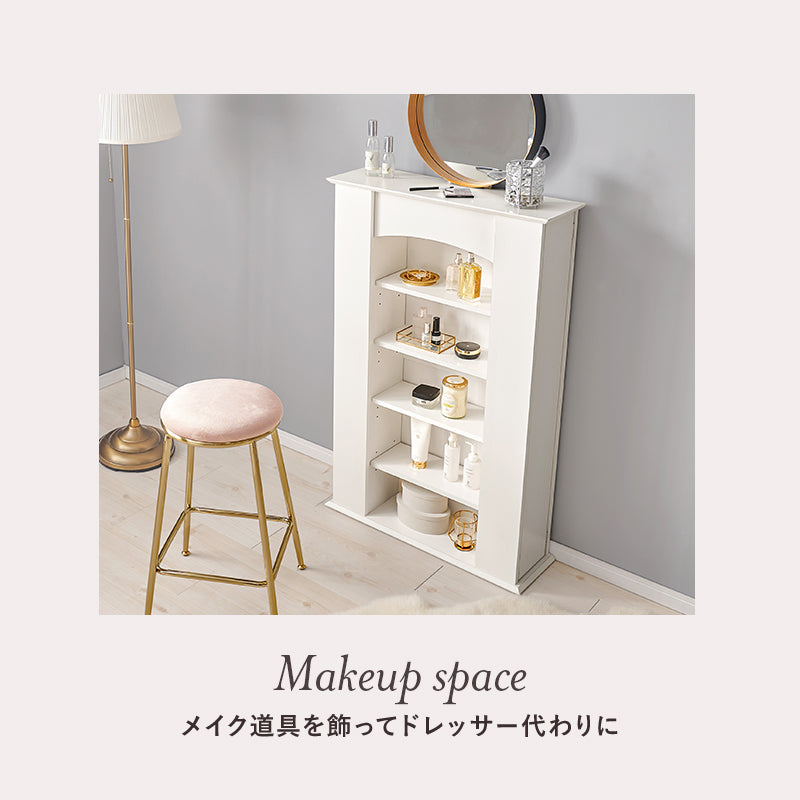 マントルピース 収納家具 キャビネット センスアップ 柱部分 生活感 整理 北欧 おしゃれ シンプル モダン