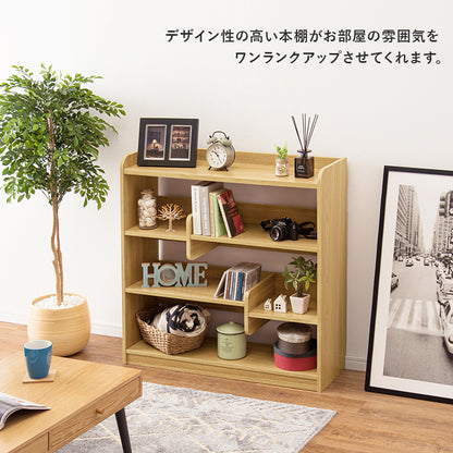 ディスプレイラック ハイタイプ 本棚 収納家具 ラック おしゃれ 個性 ブックエンド ディスプレイ 間仕切り
