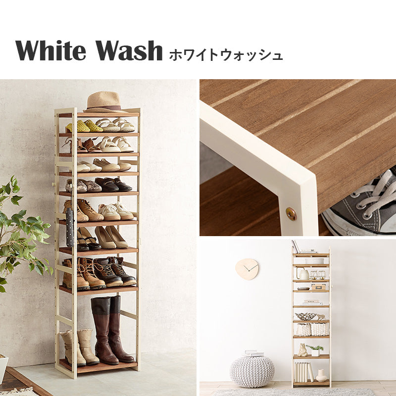 シューズラック 収納家具 玄関 押入れ収納 オープン サンダル ブーツ 組み換え シューズ ラック