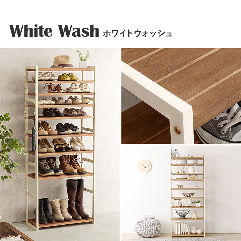 シューズラック 収納家具 玄関 押入れ収納 オープン サンダル ブーツ 組み換え シューズ ラック