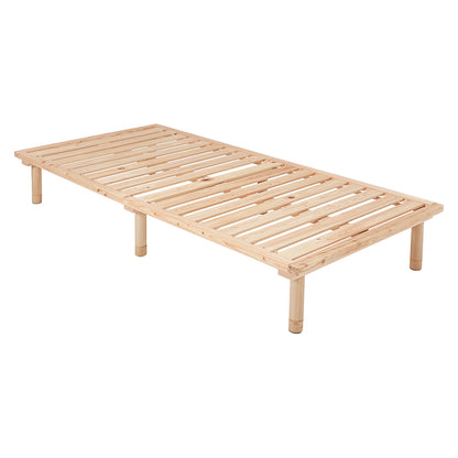シングルベッド ベッド すのこベッド ひのき 香り すのこ ロングサイズ 3段階調整 敷布 ロング 床面 調整