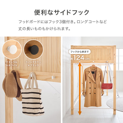 ロフトベッド ベッド 天然木 天然 スチール 床面 活用 広い シングル セミダブル ダブル クイーン 通気性