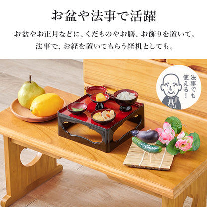 供物台2点セット テーブル サイドテーブル  コンパクト 収納 日常使い 日常 仏具 軽い 供え物 おしゃれ 北欧