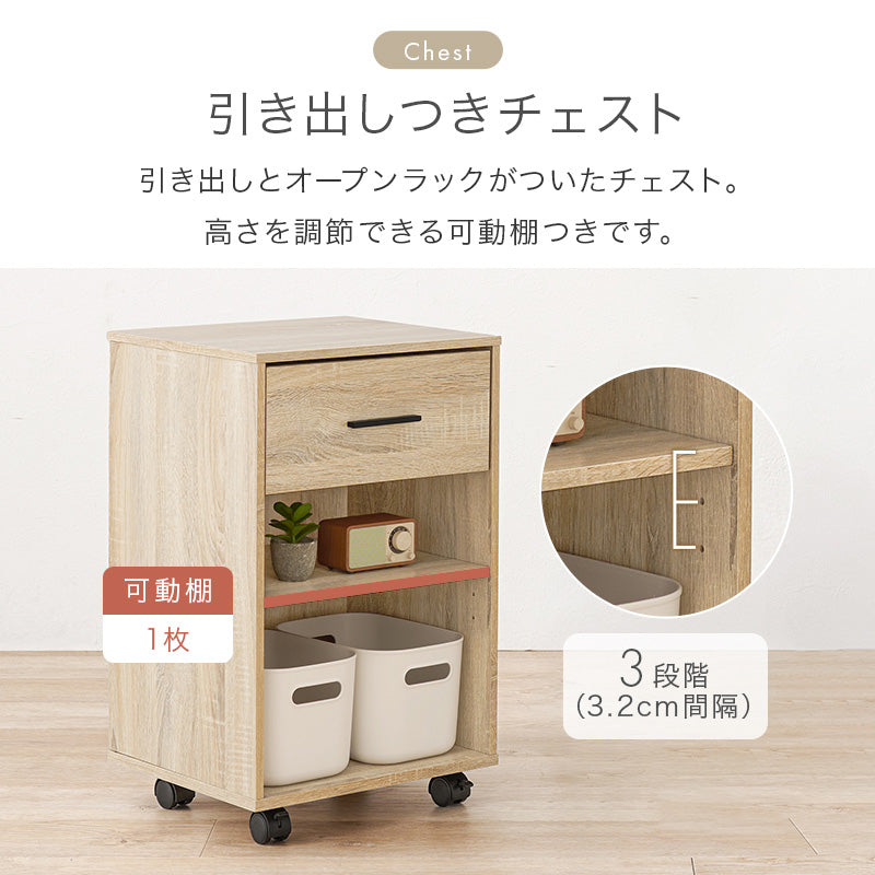 デスク3点セット デスクテーブル コンパクト デスクセット 奥行 収納部分 キャスター レイアウト デスク下