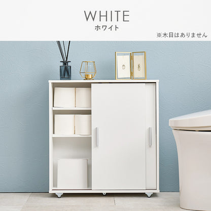トイレラック 収納家具 トイレ収納 収納 引き戸タイプ 引き戸 タイプ スペース ペーパーロール 収納棚