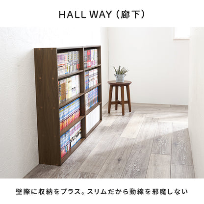 コミックラック 2点セット ラック 収納家具 本棚 収納 スペース設計 奥行 スペース 設計 1列収納 コミック