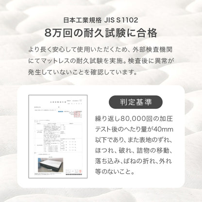 マットレス シングル ボンネル ベッド 身体全体 身体 全体 支え 安定感 ボンネルコイルマットレス 安定 寝心地