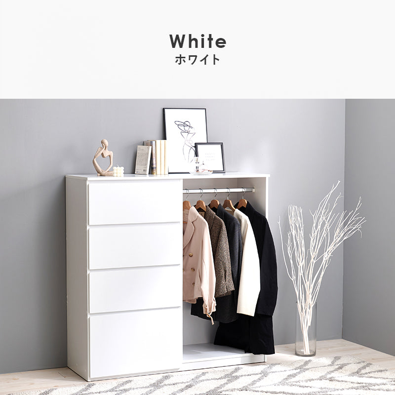 ハンガーラック 収納家具 収納 ハンガーポール 引出し ハンガー ポール 大量 フラット おしゃれ 北欧 シンプル