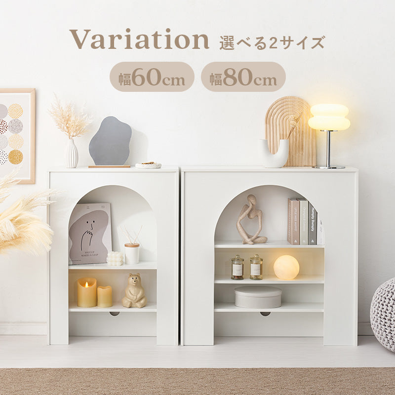 マントルピース 収納家具 キャビネット おしゃれ 可愛い 収納ラック 大人 コード穴 ライト スピーカー 使用