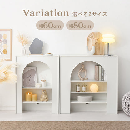 マントルピース 収納家具 キャビネット おしゃれ 可愛い 収納ラック 大人 コード穴 ライト スピーカー 使用