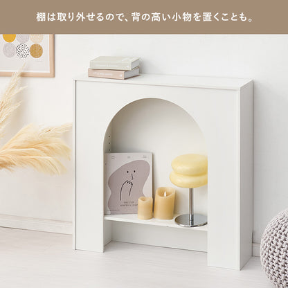 マントルピース 収納家具 キャビネット おしゃれ 可愛い 収納ラック 大人 コード穴 ライト スピーカー 使用