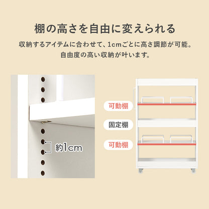 隙間収納ワゴン ワゴン キッチン収納 ワゴンラック 隙間 ラック オープンタイプ オープン タイプ 必要