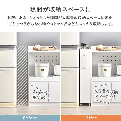 隙間収納ワゴン ワゴン キッチン収納 ワゴンラック 隙間 ラック オープンタイプ オープン タイプ 必要