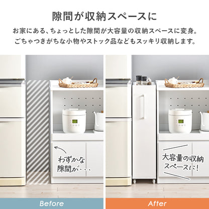 隙間収納ワゴン ワゴン キッチン収納 ワゴンラック 隙間 ラック オープンタイプ オープン タイプ 必要