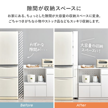 隙間収納ワゴン ワゴン キッチン収納 収納 ワゴンラック 隙間 ラック オープンタイプ オープン タイプ 必要