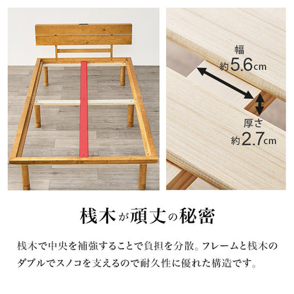畳シングルベッド 天然い草 畳マット すのこベッド 使用 ロングサイズ 敷布 3段階調節 床面 セミダブル