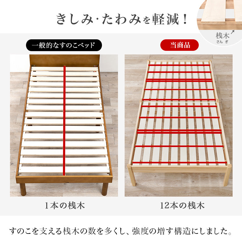 組立簡単 畳シングルベッド ネジなし 工具 天然い草 畳マット すのこベッド 使用 セミダブル クイーン 天然木