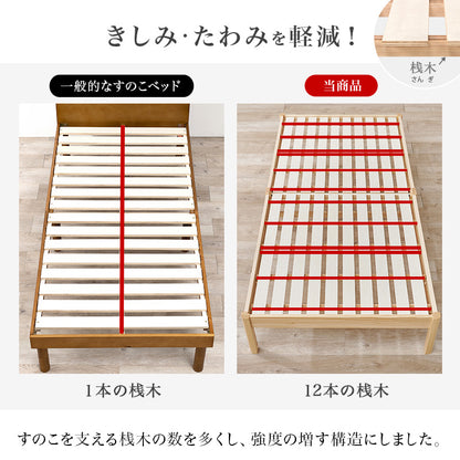 組立簡単 畳シングルベッド ネジなし 工具 天然い草 畳マット すのこベッド 使用 セミダブル クイーン 天然木