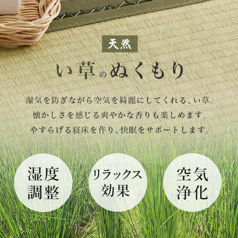 畳シングルベッド 床面 天然い草 畳マット すのこベッド 使用 収納 立ち座り 調節 セミダブル クイーン 天然木