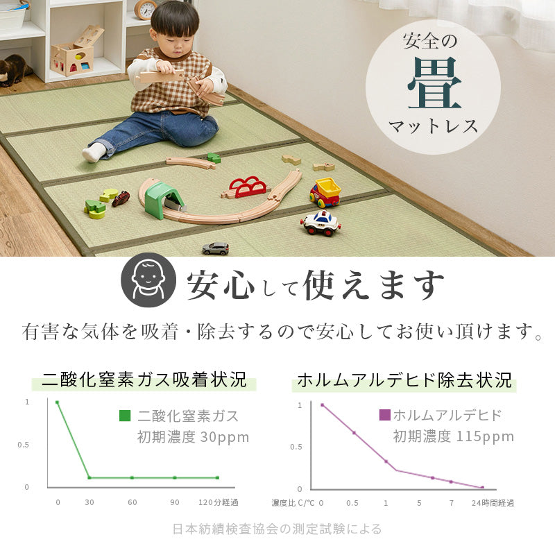 畳シングルベッド 床面 天然い草 畳マット すのこベッド 使用 収納 立ち座り 調節 セミダブル クイーン 天然木