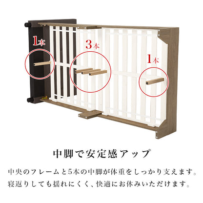 マットレス付シングルベッド ヘッドボード ファブリック 背もたれ くつろぎ 時間 安定感