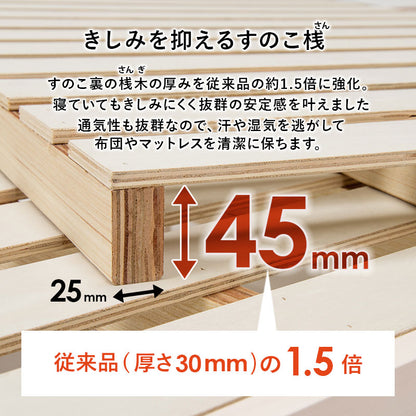 組立簡単 マットレス付シングルベッド ネジなし 工具 ボンネルコイルマットレスセット 寝心地 セミダブル