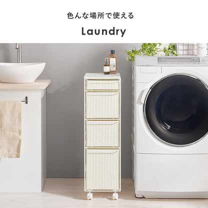 ランドリーチェスト チェスト ランドリー 収納家具 ランドリー スペースキッチン 隙間 樹脂素材 強い 樹脂