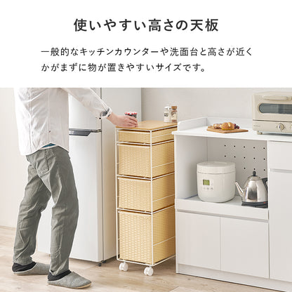 ランドリーチェスト チェスト ランドリー 収納家具 ランドリー スペースキッチン 隙間 樹脂素材 強い 樹脂