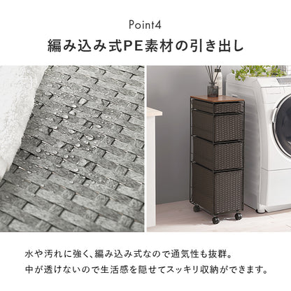 ランドリーチェスト チェスト ランドリー 収納家具 ランドリー スペースキッチン 隙間 樹脂素材 強い 樹脂