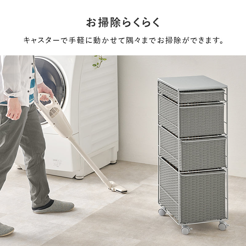ランドリーチェスト チェスト ランドリー 収納家具 ランドリー スペースキッチン 隙間 樹脂素材 強い 樹脂