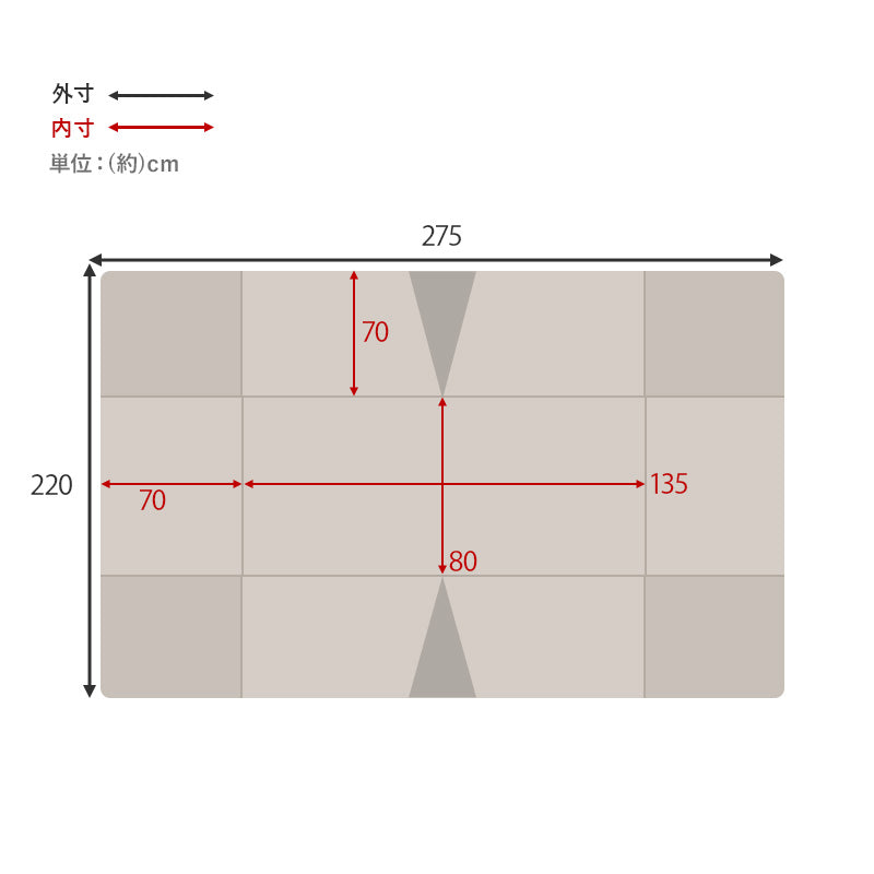 ハイタイプ用うす掛け布団 こたつ こたつ布団 細かい 立体感 ニット柄 立体 ニット 布団 ダイニングタイプ
