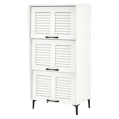 シューズラック 収納家具 玄関 押入れ収納 おしゃれ 収納 ルーバー扉 通気 ルーバー シューズ ラック 可動棚
