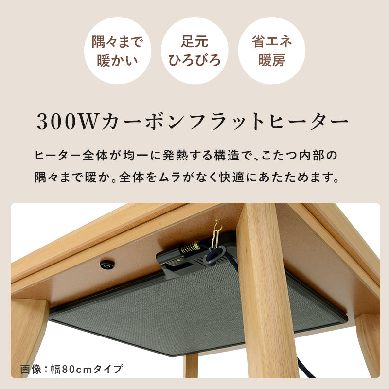 こたつ うす掛け布団 2点セット 120 長方形 存在感 存在 ディテール 薄型ヒーター 薄型 ヒーター 使用 コタツ