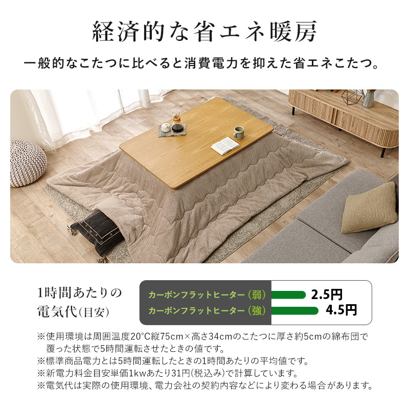 こたつ うす掛け布団 2点セット 120 長方形 存在感 存在 ディテール 薄型ヒーター 薄型 ヒーター 使用 コタツ