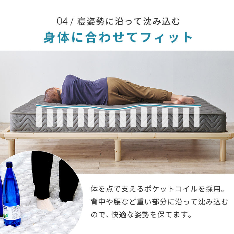 マットレス 両面ポケット ベッド メッシュ 生地 全面 使用 寝返り たび 熱気 両面仕様 長い 表裏