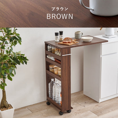 バタフライテーブル ラック キッチン収納 食器棚 レンジ台 キッチンカウンター シンク 天板 作業スペース