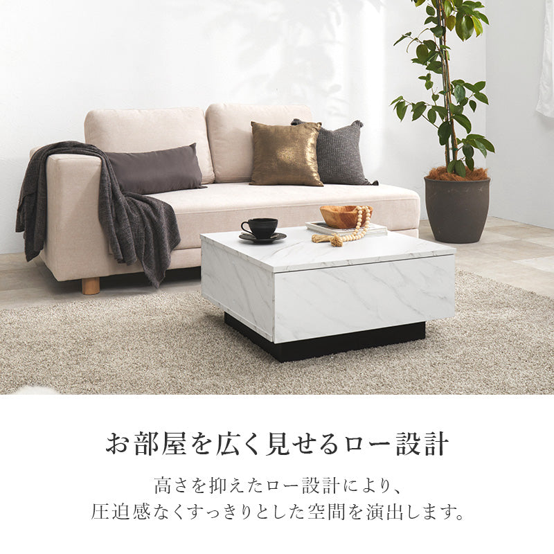 センターテーブル 広い ロータイプ 調テーブル 引出し2杯 生活感 リビング小物 収納 おしゃれ 北欧 シンプル
