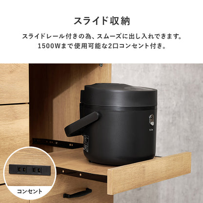 キッチンキャビネット カウンター キッチン収納 コンパクト 耐熱 耐久 ステンレス 天板 使用 北欧 おしゃれ