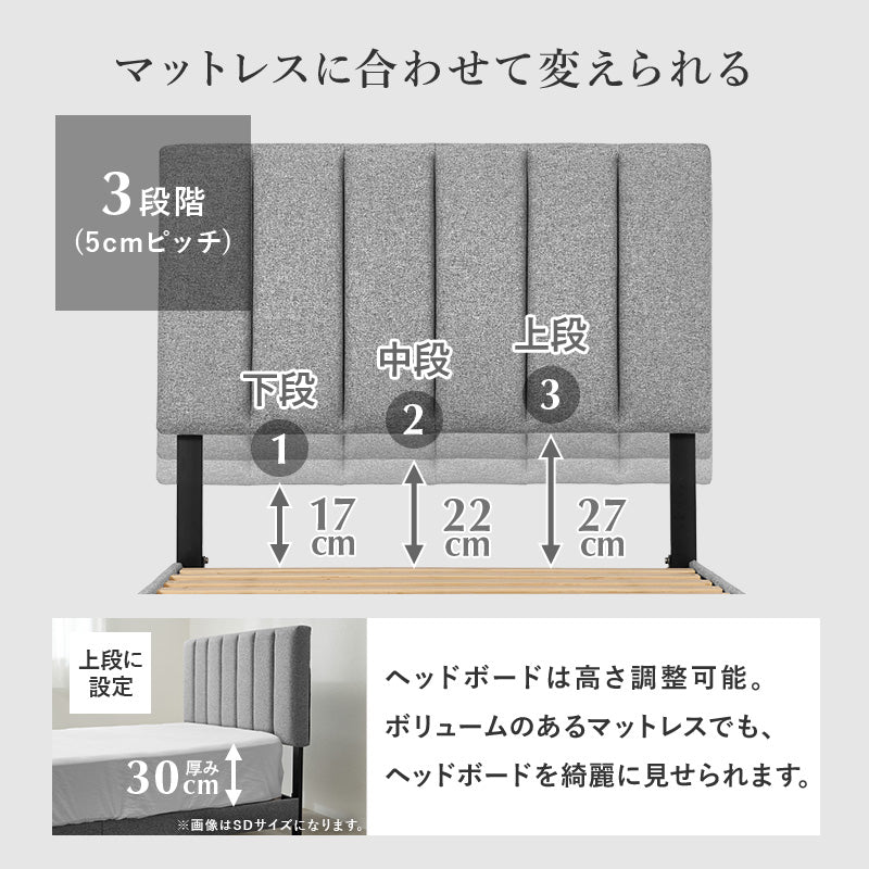 シングルファブリックベッド 組立式 通気性 ホテル仕様 シンプル セミダブル ロータイプ ハイタイプ すのこ 宮付き コンセント付 フレーム フロアベッド 寝室 一人暮らし 新生活 北欧 モダン おしゃれ 木製 収納付 ナチュラル ホワイト ブラウン 送料無料