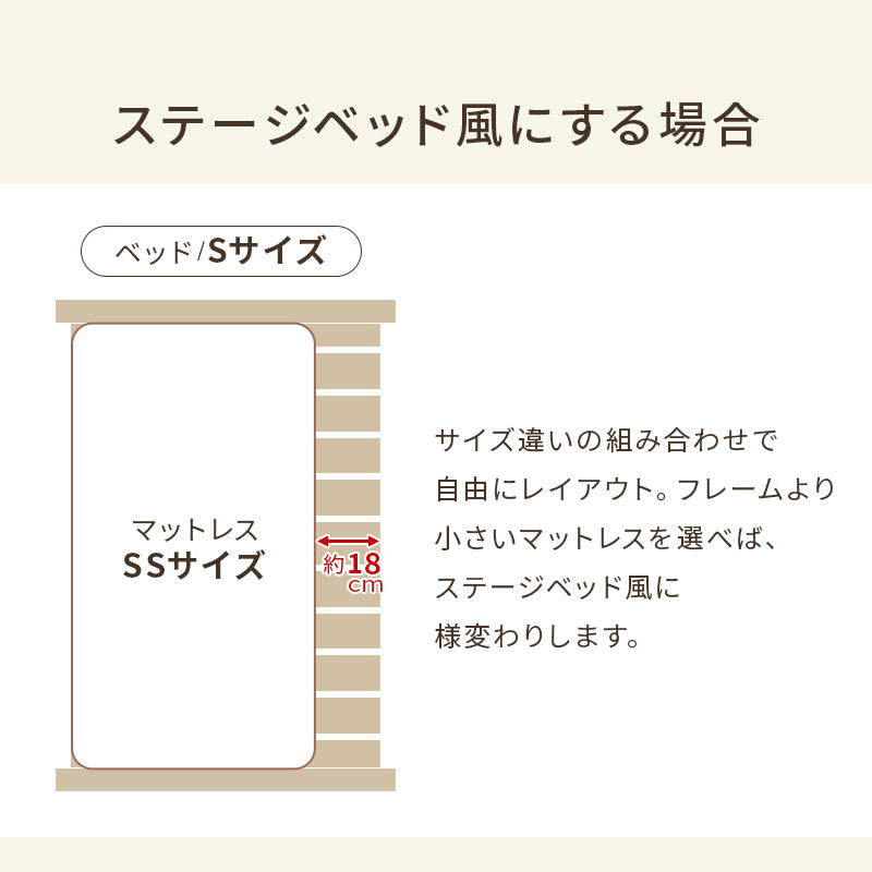 シングルベッド 組立式 セミダブル ロータイプ ハイタイプ すのこ 宮付き コンセント付 フレーム フロアベッド 寝室 一人暮らし 新生活 北欧 モダン おしゃれ シンプル 木製 収納付 ナチュラル ホワイト ブラウン 省スペース 大容量 子供 キッズ 送料無料