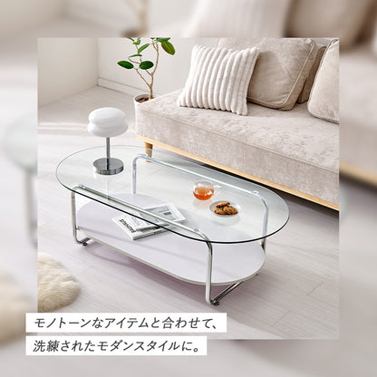 ガラステーブル 組立式 シンプル リビング ダイニング センター ロー 木製 北欧 おしゃれ モダン 一人暮らし 新生活 コンパクト 折りたたみ カフェ風 ナチュラル ホワイト ブラウン 幅広 省スペース 人気 おすすめ インテリア 一人用 大型 贈り物 送料無料