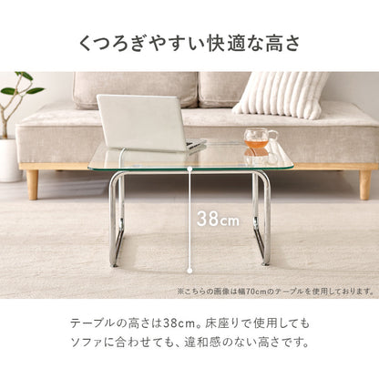 ガラステーブル 組立式 シンプル リビング ダイニング センター ロー 木製 北欧 おしゃれ モダン 一人暮らし 新生活 コンパクト 折りたたみ カフェ風 ナチュラル ホワイト ブラウン 幅広 省スペース 人気 おすすめ インテリア 一人用 大型 贈り物 送料無料