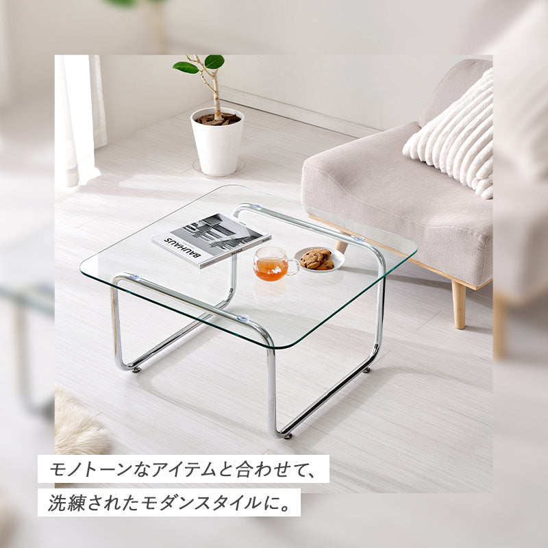 ガラステーブル 組立式 シンプル リビング ダイニング センター ロー 木製 北欧 おしゃれ モダン 一人暮らし 新生活 コンパクト 折りたたみ カフェ風 ナチュラル ホワイト ブラウン 幅広 省スペース 人気 おすすめ インテリア 一人用 大型 贈り物 送料無料