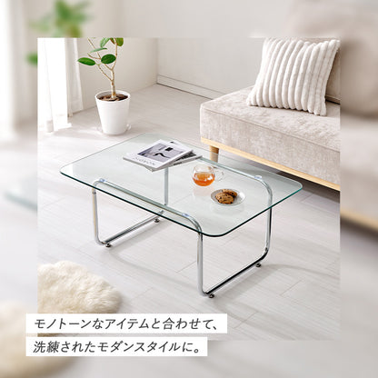 ガラステーブル 組立式 シンプル リビング ダイニング センター ロー 木製 北欧 おしゃれ モダン 一人暮らし 新生活 コンパクト 折りたたみ カフェ風 ナチュラル ホワイト ブラウン 幅広 省スペース 人気 おすすめ インテリア 一人用 大型 贈り物 送料無料
