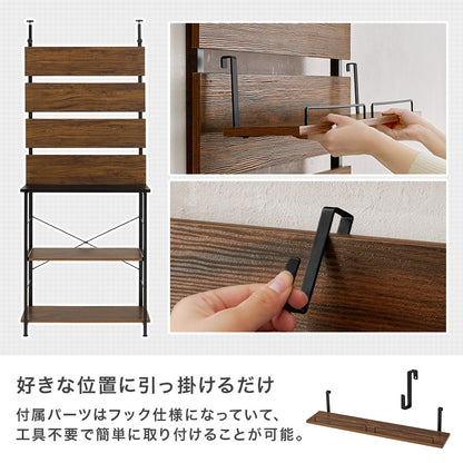 突っ張りキッチンラック 組立式 棚板可動 レンジ台 収納 完成品 北欧 おしゃれ スリム 幅広 大容量 ガラス扉 スライド コンセント付 カップボード 一人暮らし 新生活 省スペース 人気 おすすめ インテリア 贈り物 プレゼント ギフト 送料無料