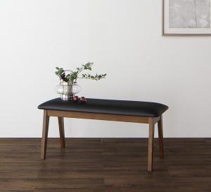 ファミリー向け ウォールナット材 ハイバックチェアダイニング Daphne ダフネ ベンチ 2P 送料無料