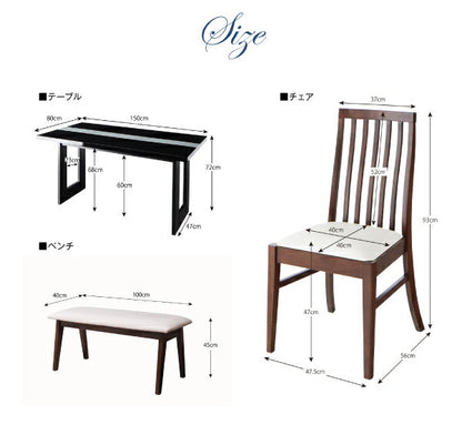 【新商品】組立設置付き シンプルモダンテイスト ハイバックチェア ダイニング final フィナール ダイニングテーブル W150 送料無料