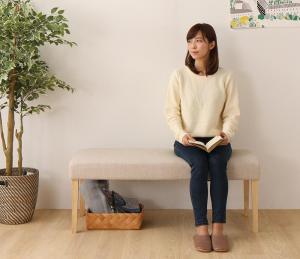 組立設置付き 北欧スタイルダイニング OLIK オリック ベンチ 2P 送料無料
